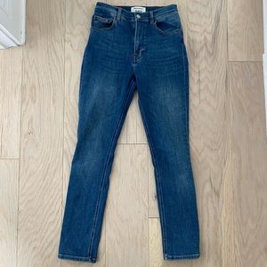Reformation high-rise skinny jeans